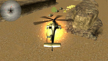 Gunship Helicopter Strike : Gunner Battle 3D Pro Game Screenshot