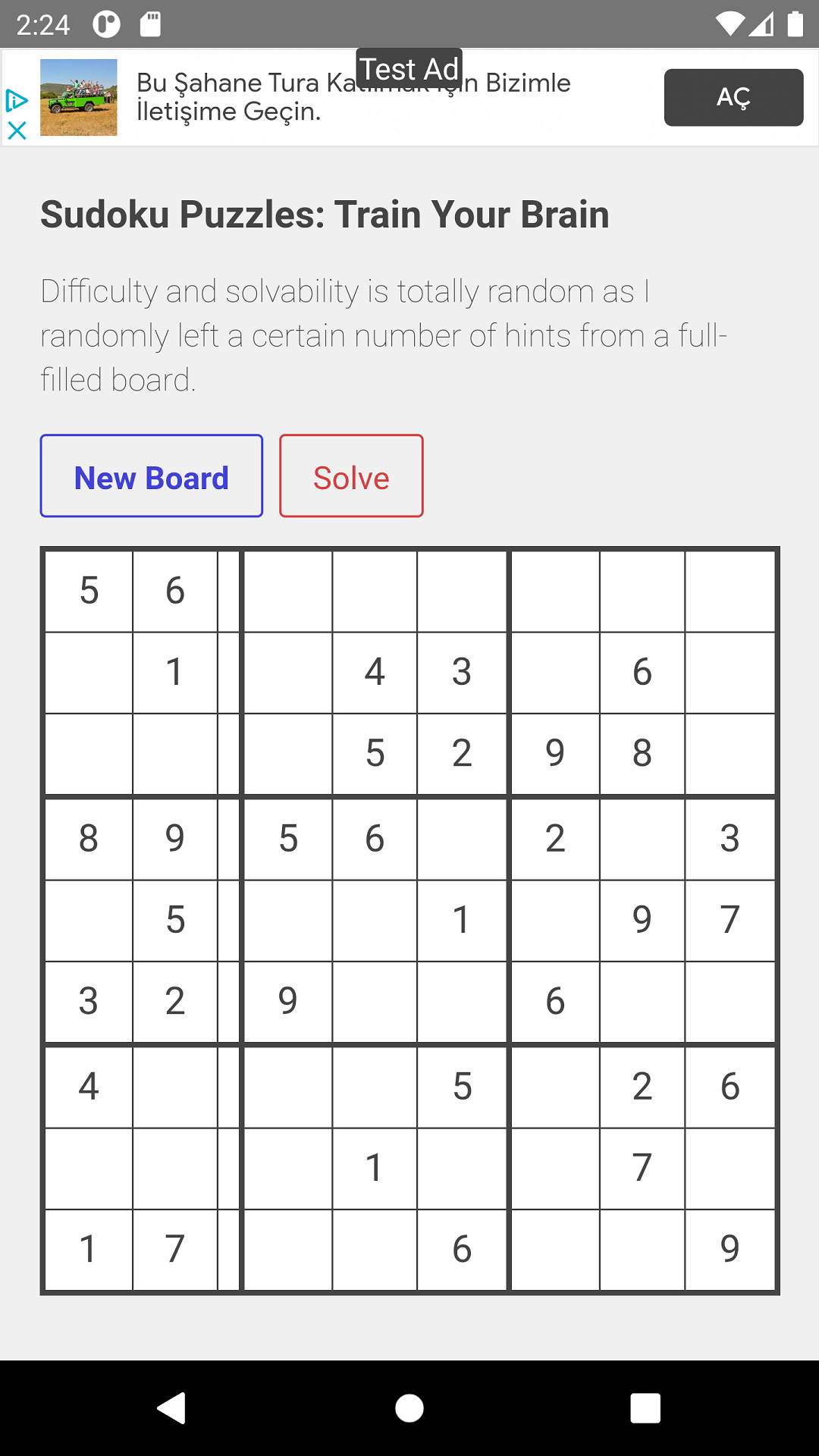 Sudoku Puzzle - Pump Your Mind Game Screenshot