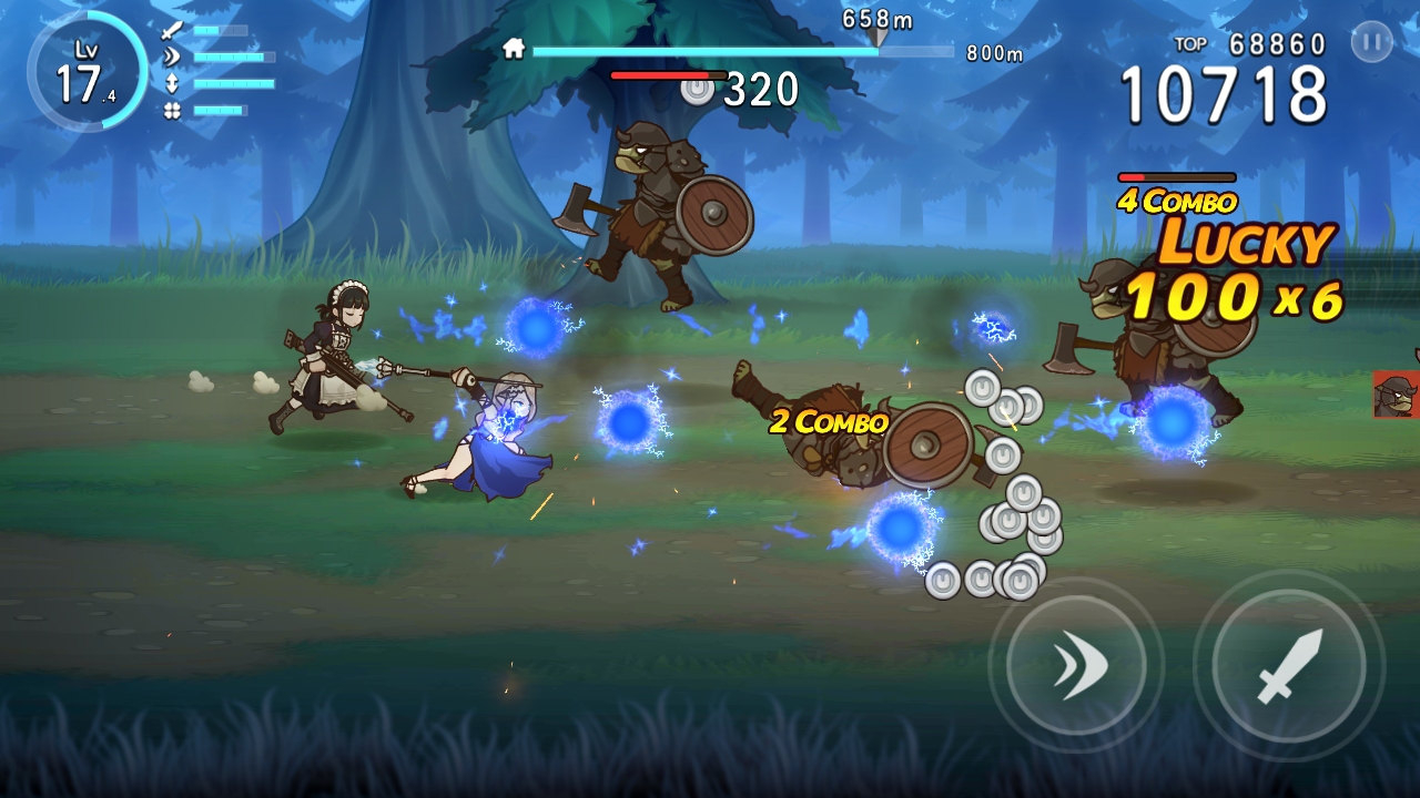Cuplikan Layar Game FANTASYxRUNNERS R