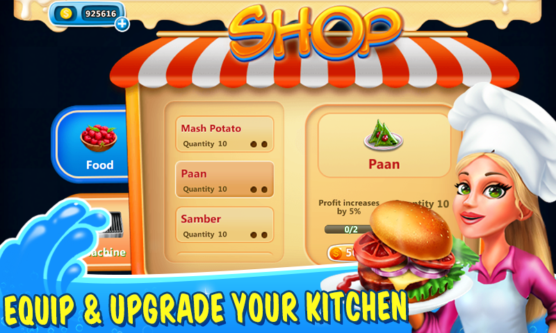 Beach Restaurant Master Chef 게임 스크린샷