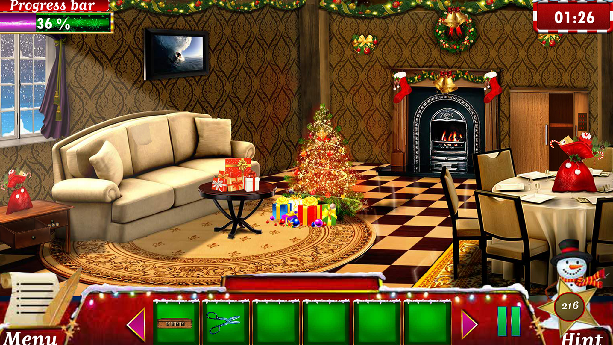 Santa Homecoming Escape Game Screenshot