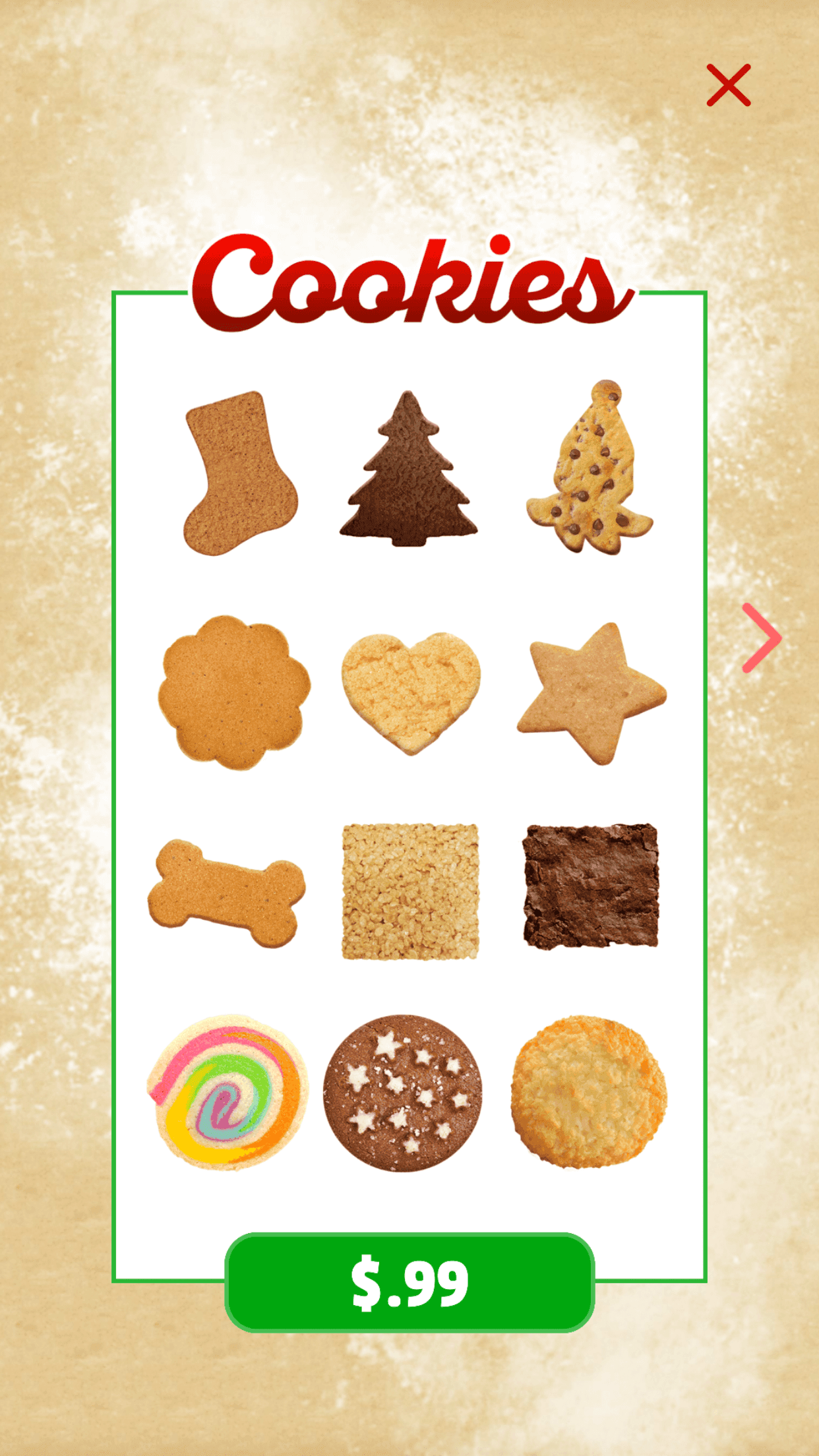 Screenshot of Make a Cookie for Santa — The Elf on the Shelf®