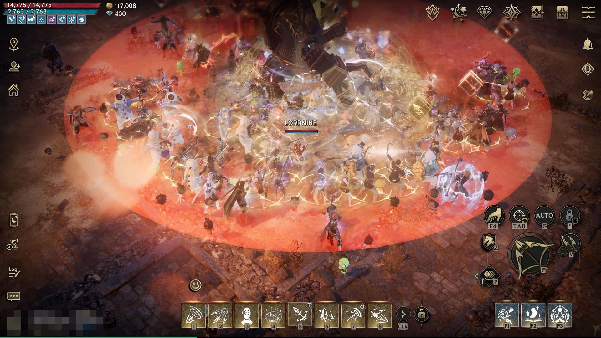 LORDNINE : Infinite Class Game Screenshot