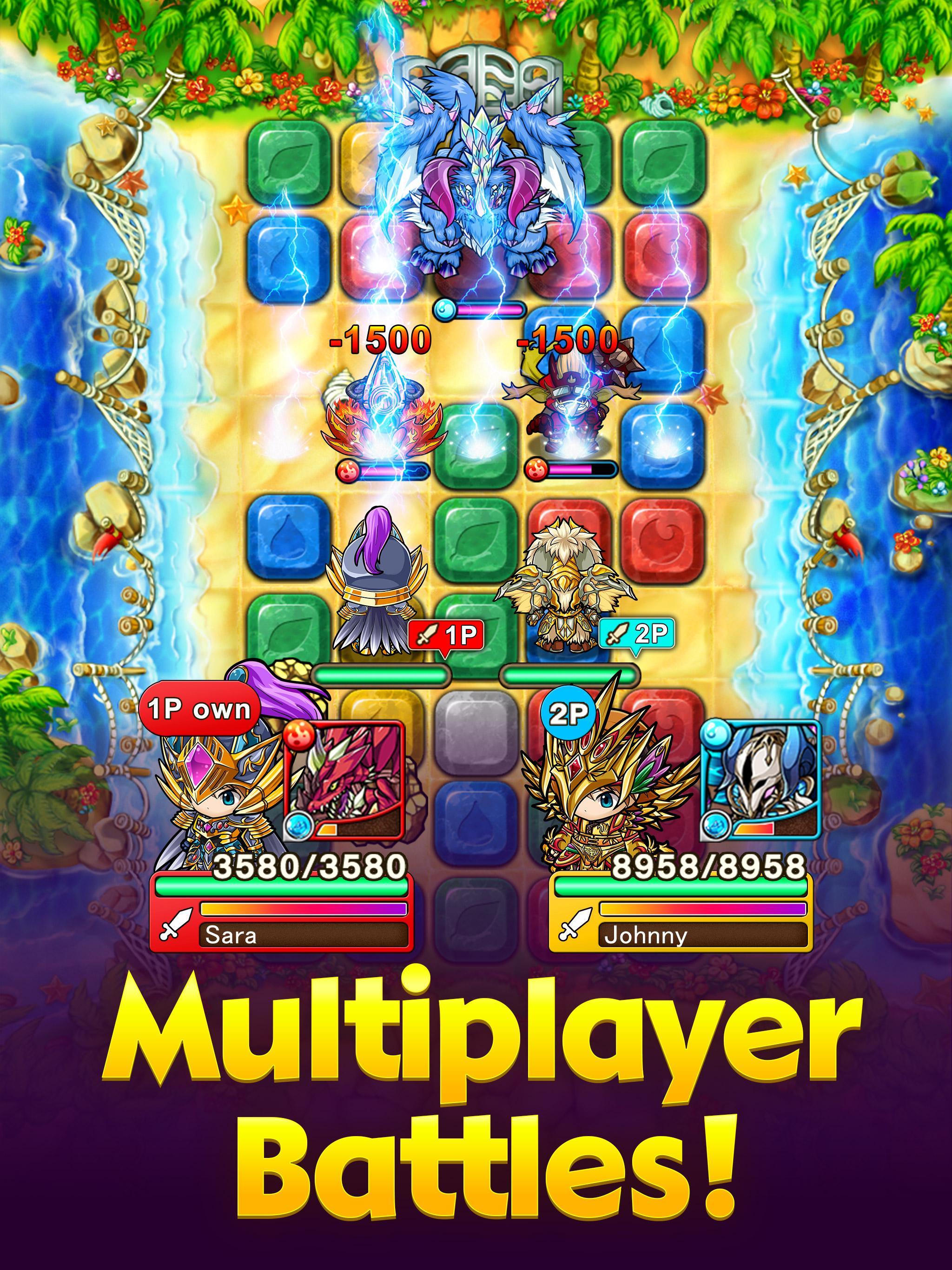 Скриншот игры Mega Monster Legends-Puzzle & RPG Adventure Game