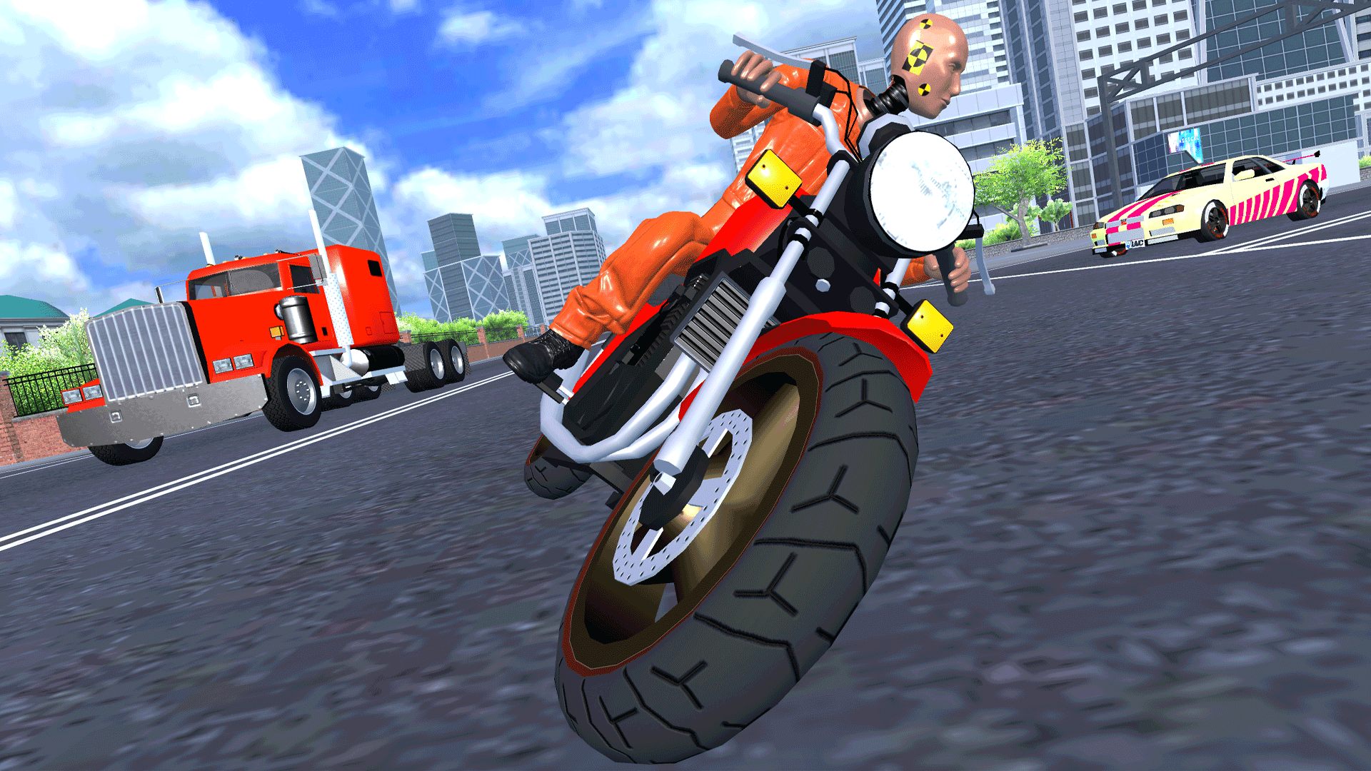 Captura de Tela do Jogo X3M Moto Bike Rider Game