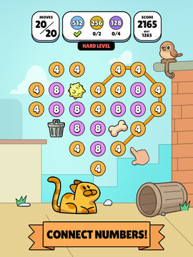 Cuplikan Layar Game Cats vs Dogs Puzzle Connect