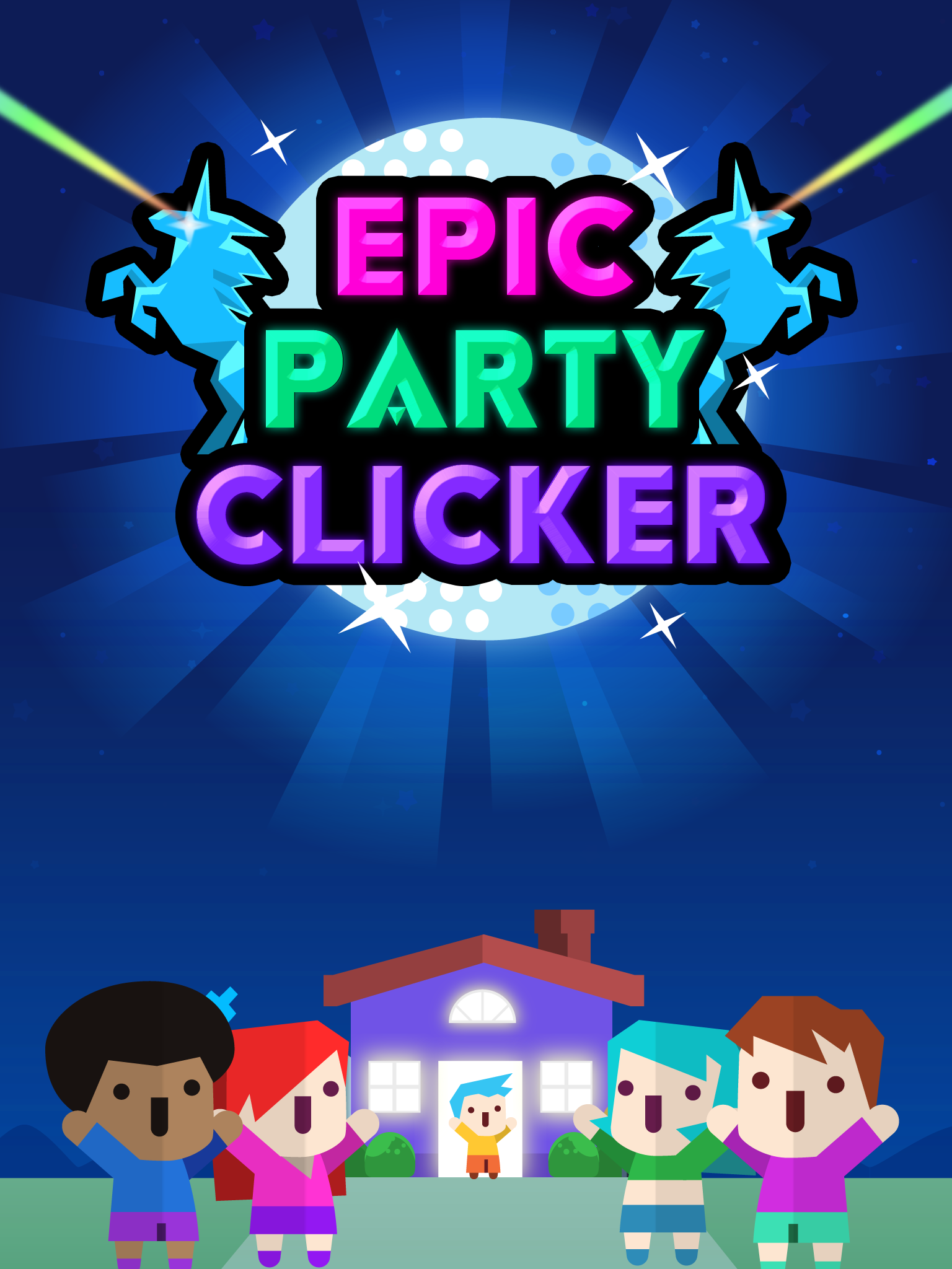 Captura de Pantalla del Juego Epic Party Clicker: Idle Party