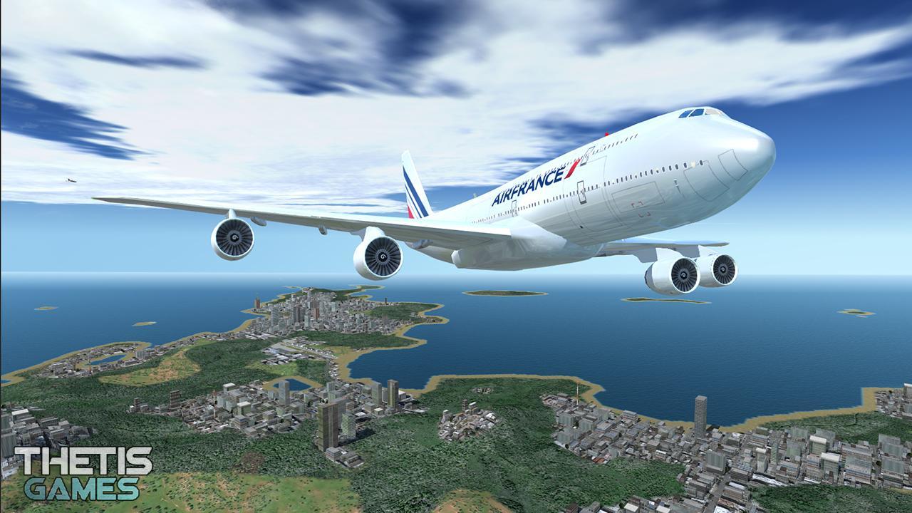 Screenshot 1 of Simulator Penerbangan 2017 FlyWings 23.10.11