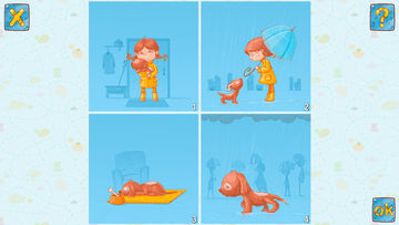 Tell a Story - game to train speech for kids Game Screenshot