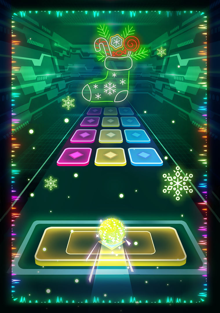 Screenshot of Color Hop 3D - Music Game