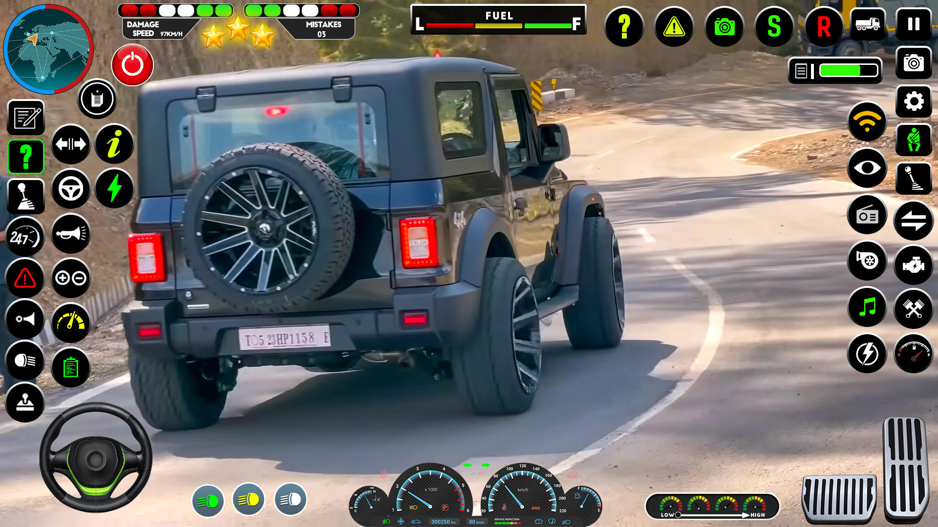 Screenshot 1 of Memandu Jeep Luar Jalan: Permainan Jeep 1.0