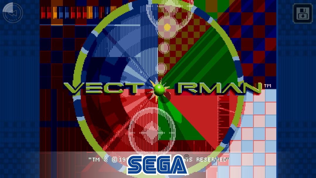 Screenshot of VectorMan Classic