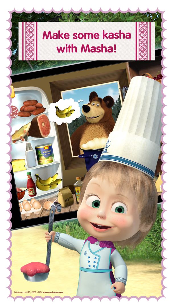 Screenshot of Masha and Bear: Cooking Dash