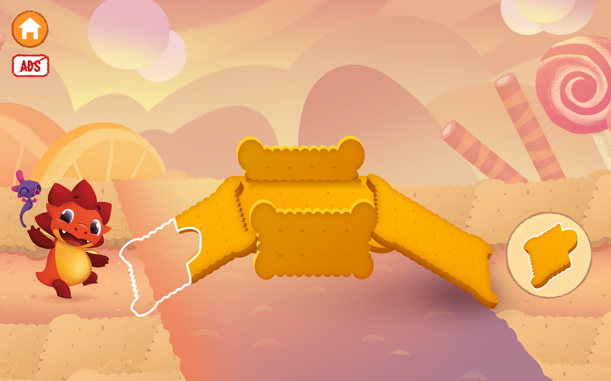 Скриншот игры Tommy The Dragon Magic Worlds: Kids Dinosaur Games