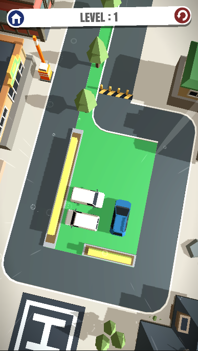 Classic Car Parking Jam Game Screenshot