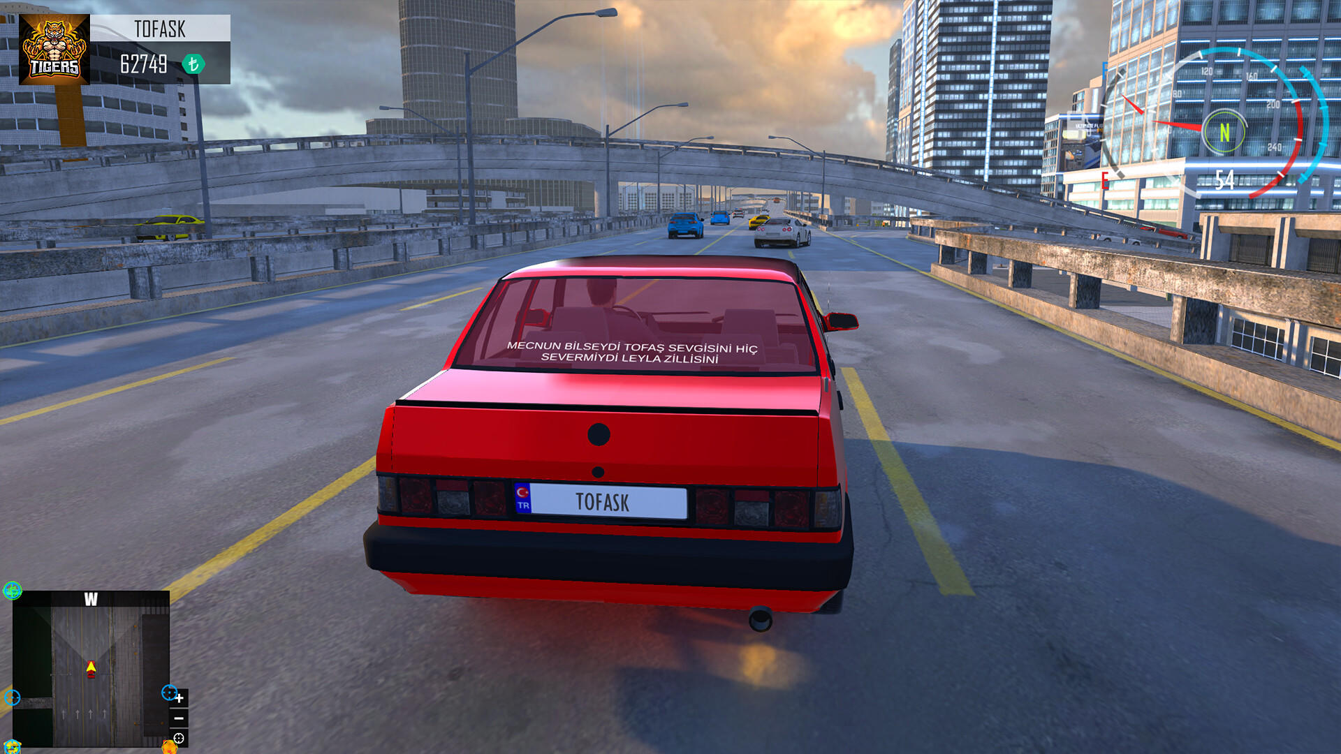 Screenshot of Tofas Sahin: Online Car Driving