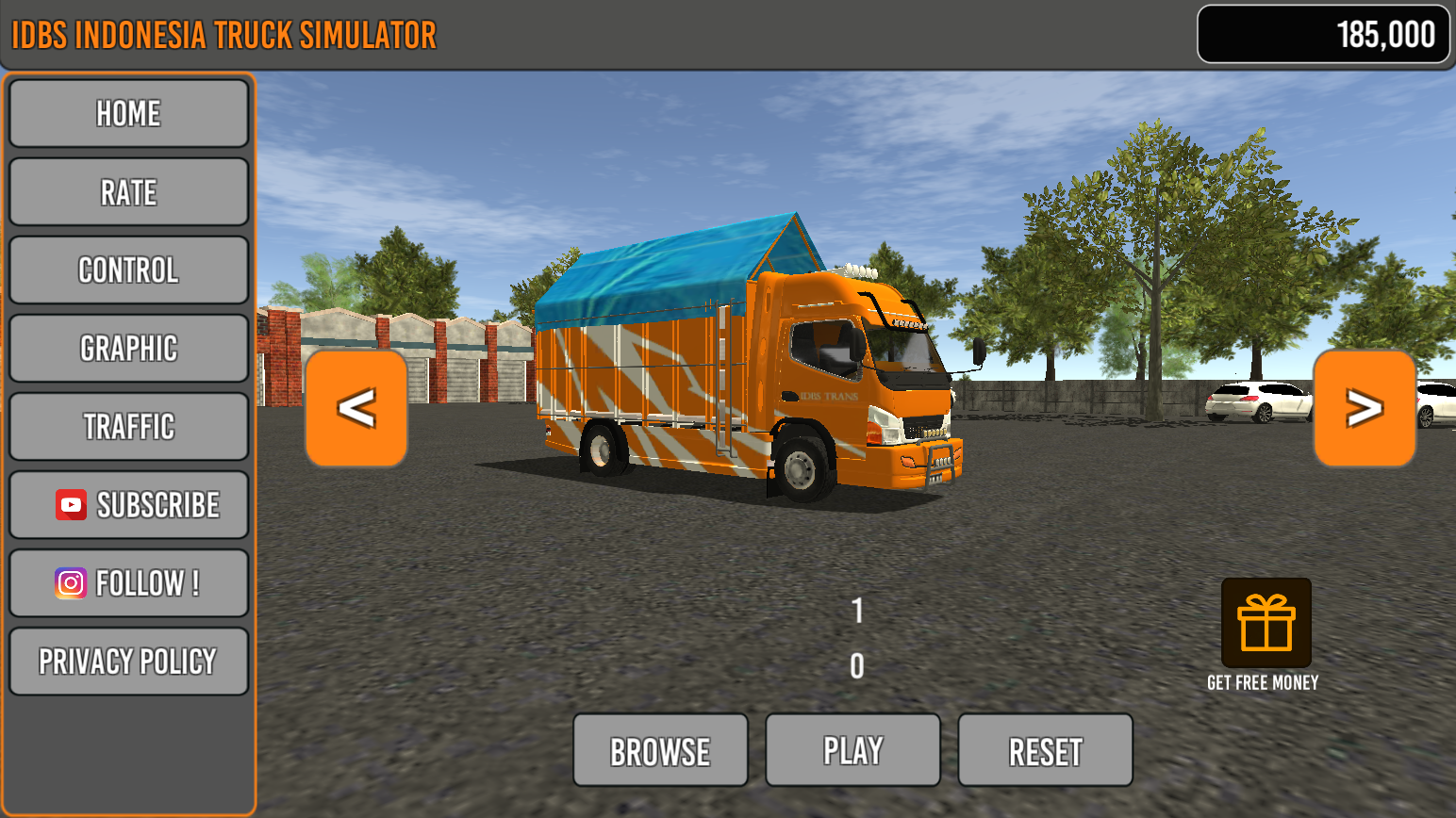 Screenshot 1 of IDBS อินโดนีเซีย Truck Simulator 4.5