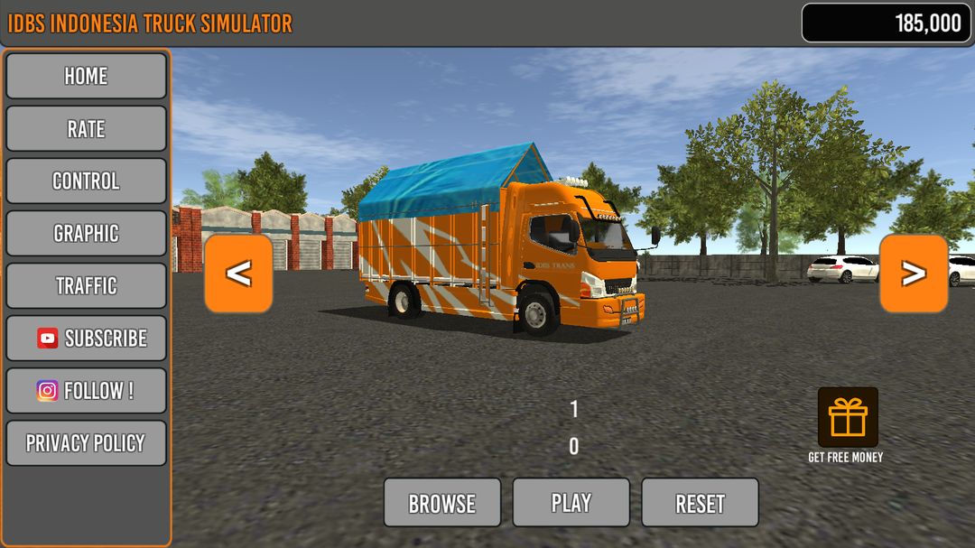 IDBS Indonesia Truck Simulator 게임 스크린 샷