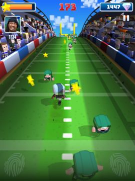 Captura de Tela do Jogo Marshawn Lynch Blocky Football