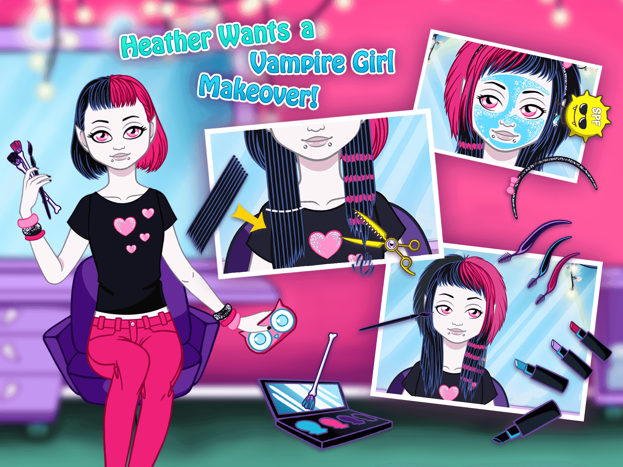 Miss Monster Hollywood Salon 게임 스크린샷