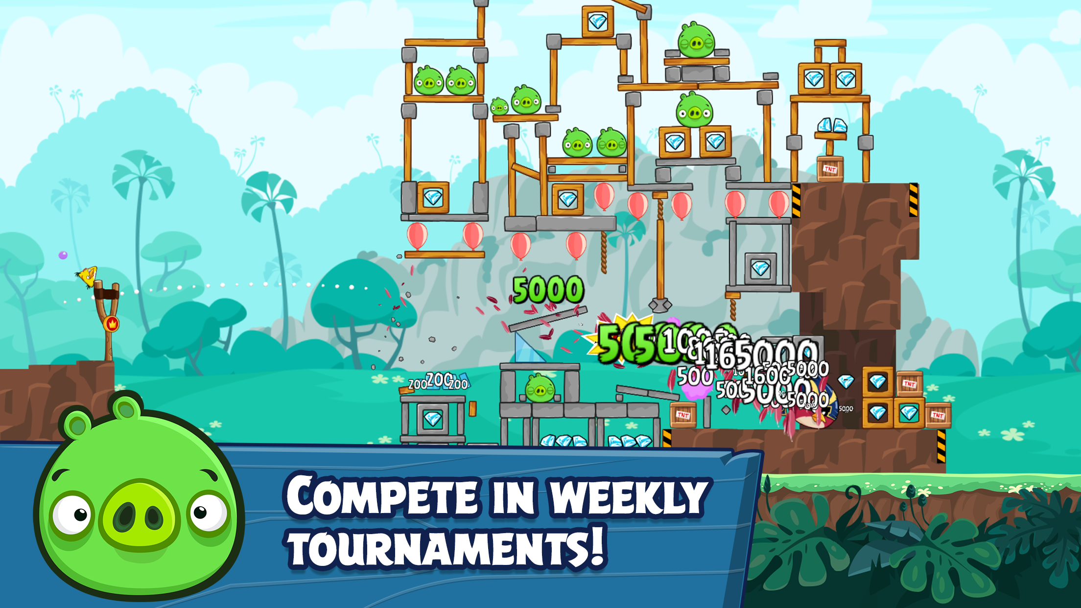 Angry Birds Friends Game Screenshot