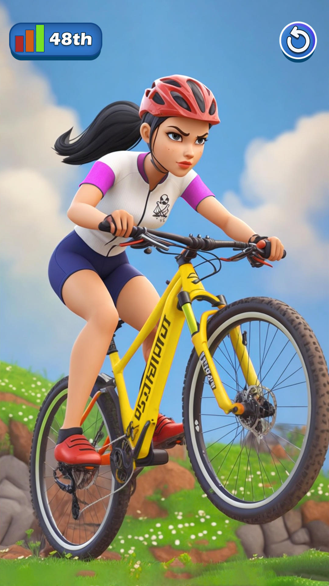 BMX Marathon Racing Games Game Screenshot