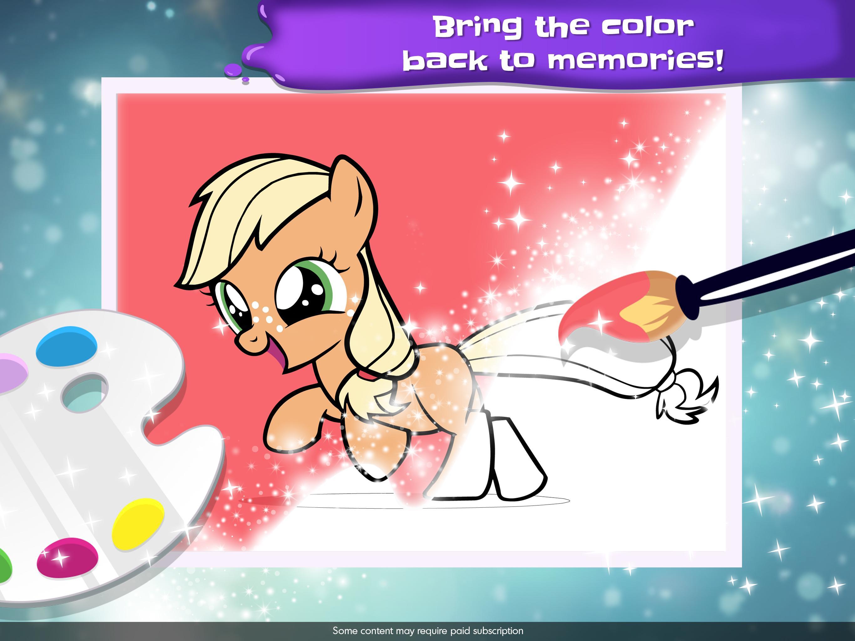 My Little Pony Color By Magic Game Screenshot