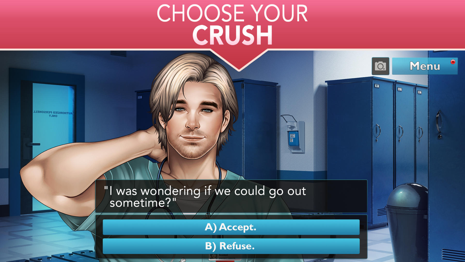 Is It Love? Blue Swan Hospital Game Screenshot