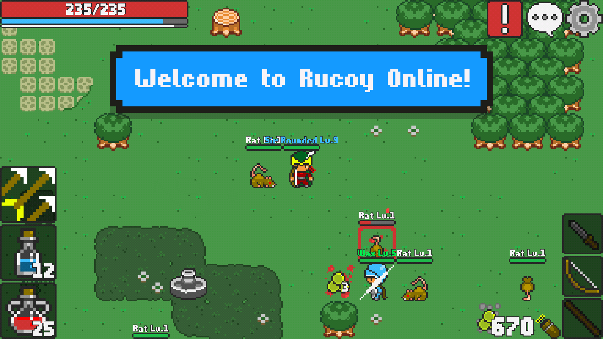 Screenshot 1 of Rucoy အွန်လိုင်း - MMORPG MMO RPG 1.29.2