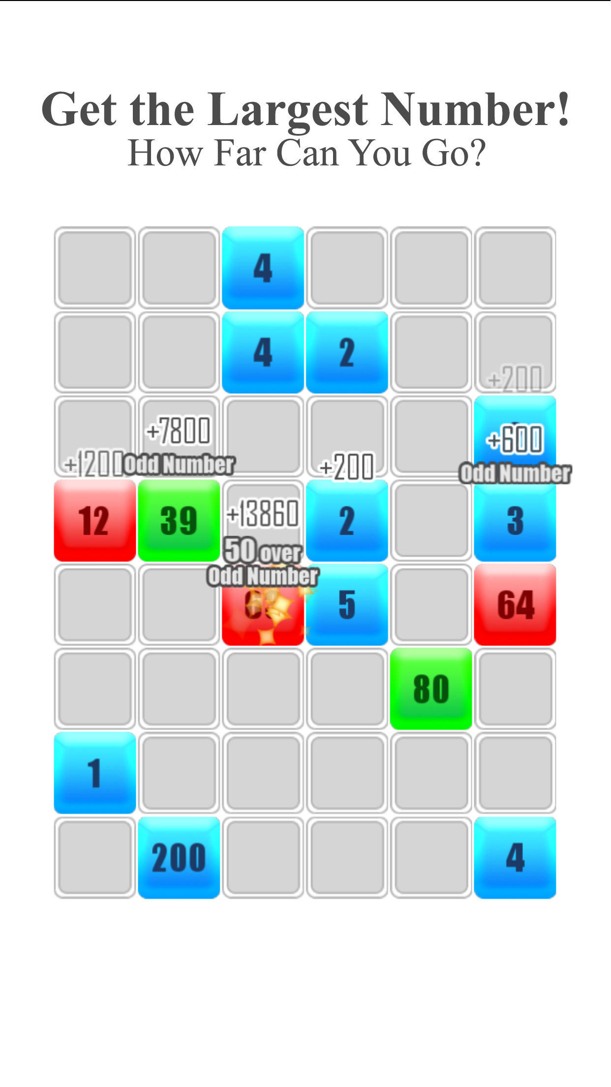 数字X 게임 스크린샷