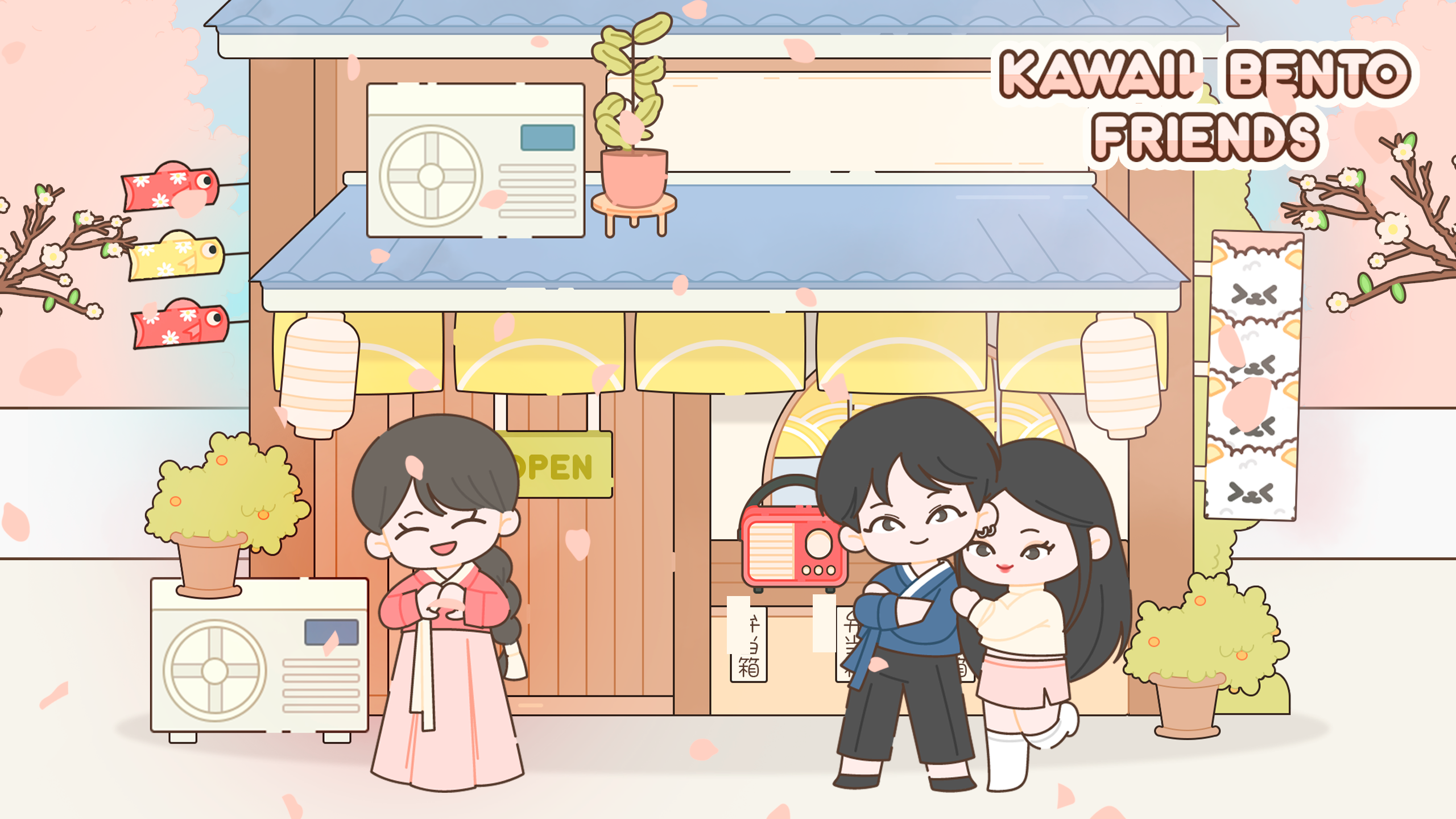 Kawaii Bento Friends : Cooking 게임 스크린 샷