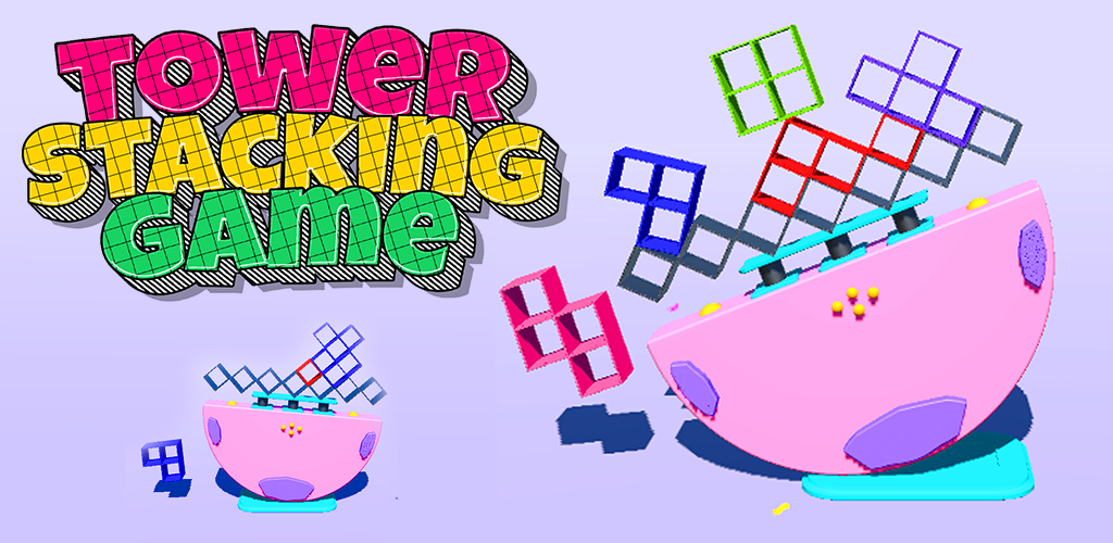 Banner of Tower Balance Stacking Game 