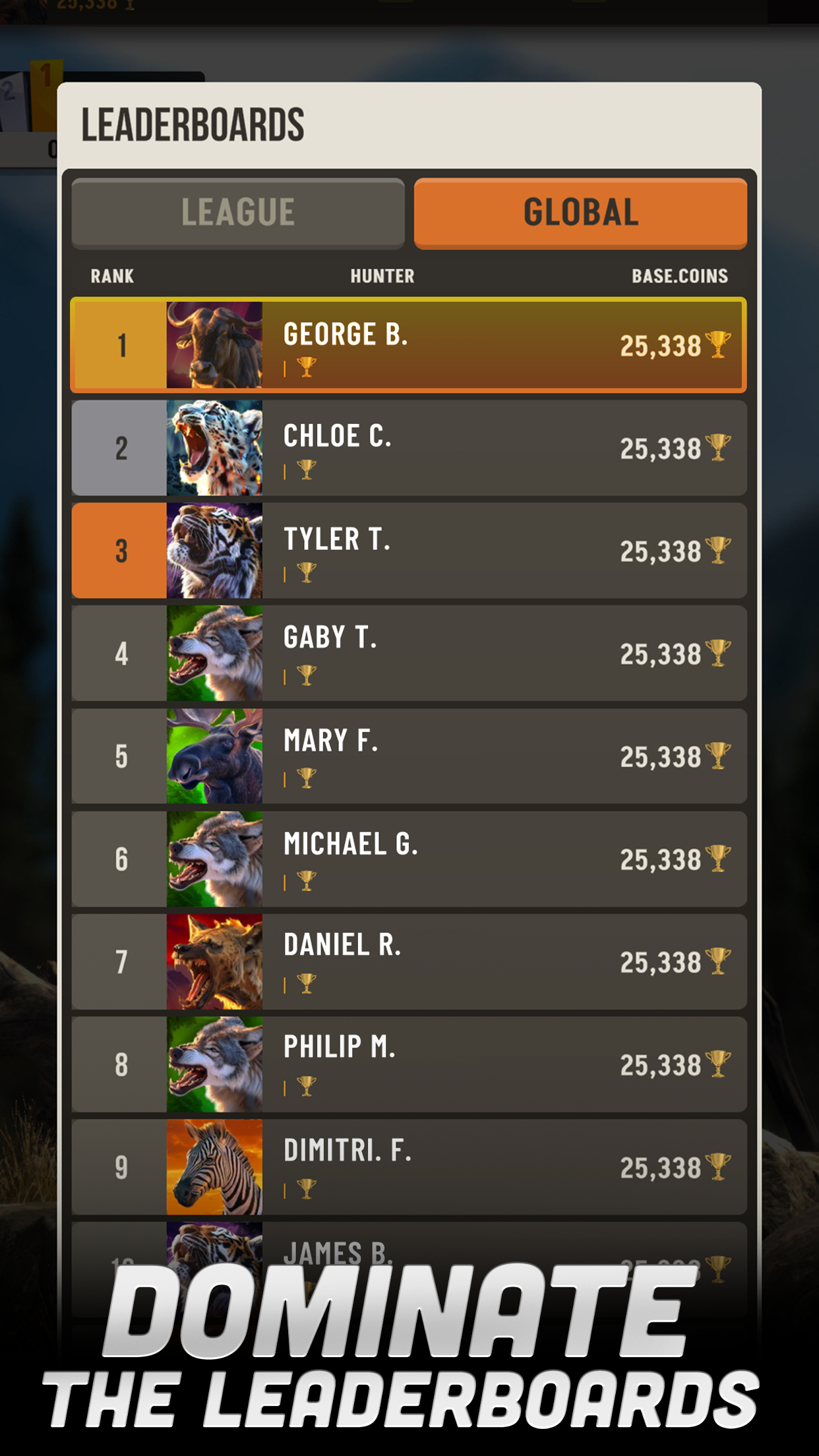 Hunting Battle: Hunter Game ゲームのスクリーンショット