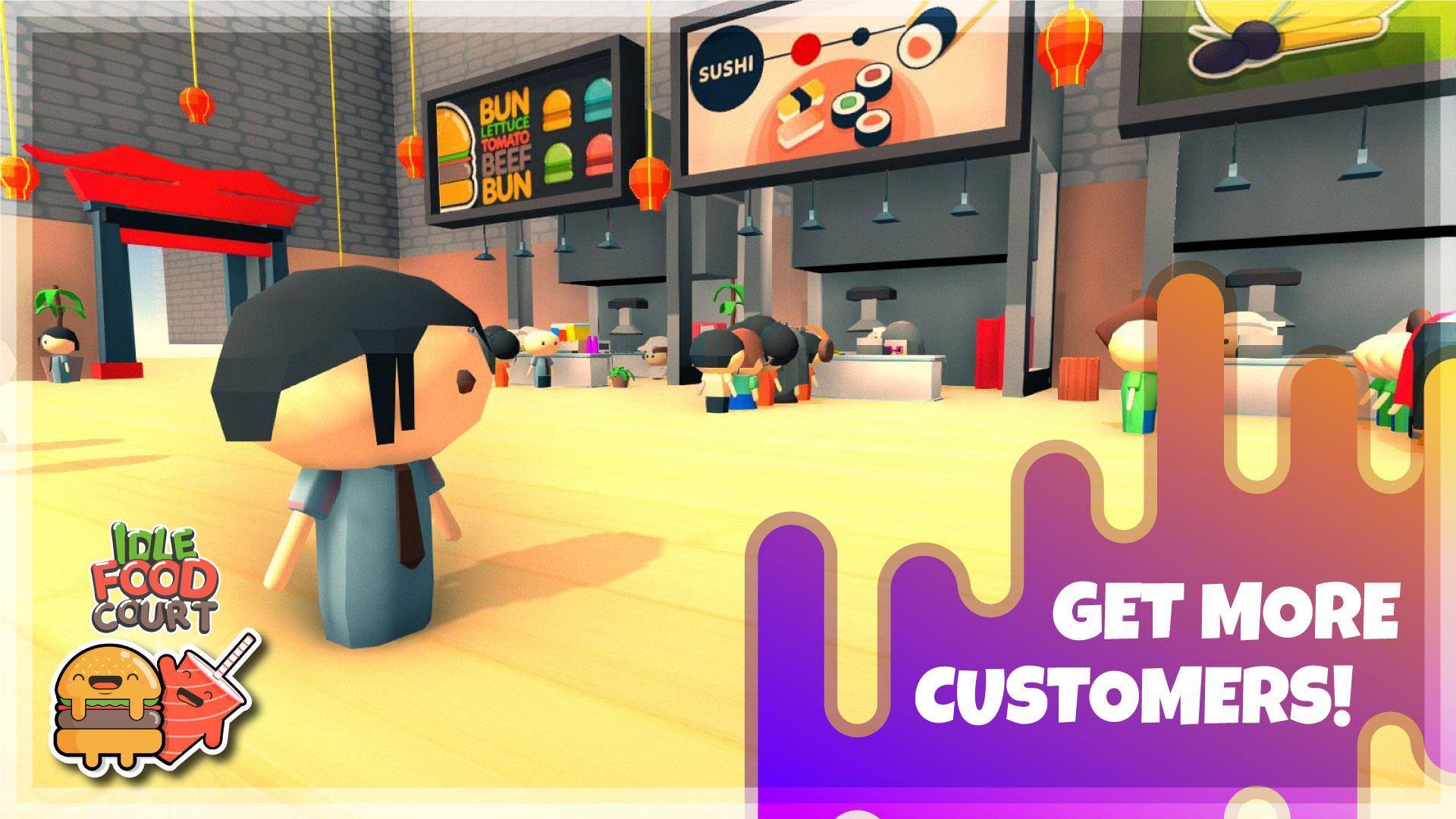 Idle Food Court Game Screenshot