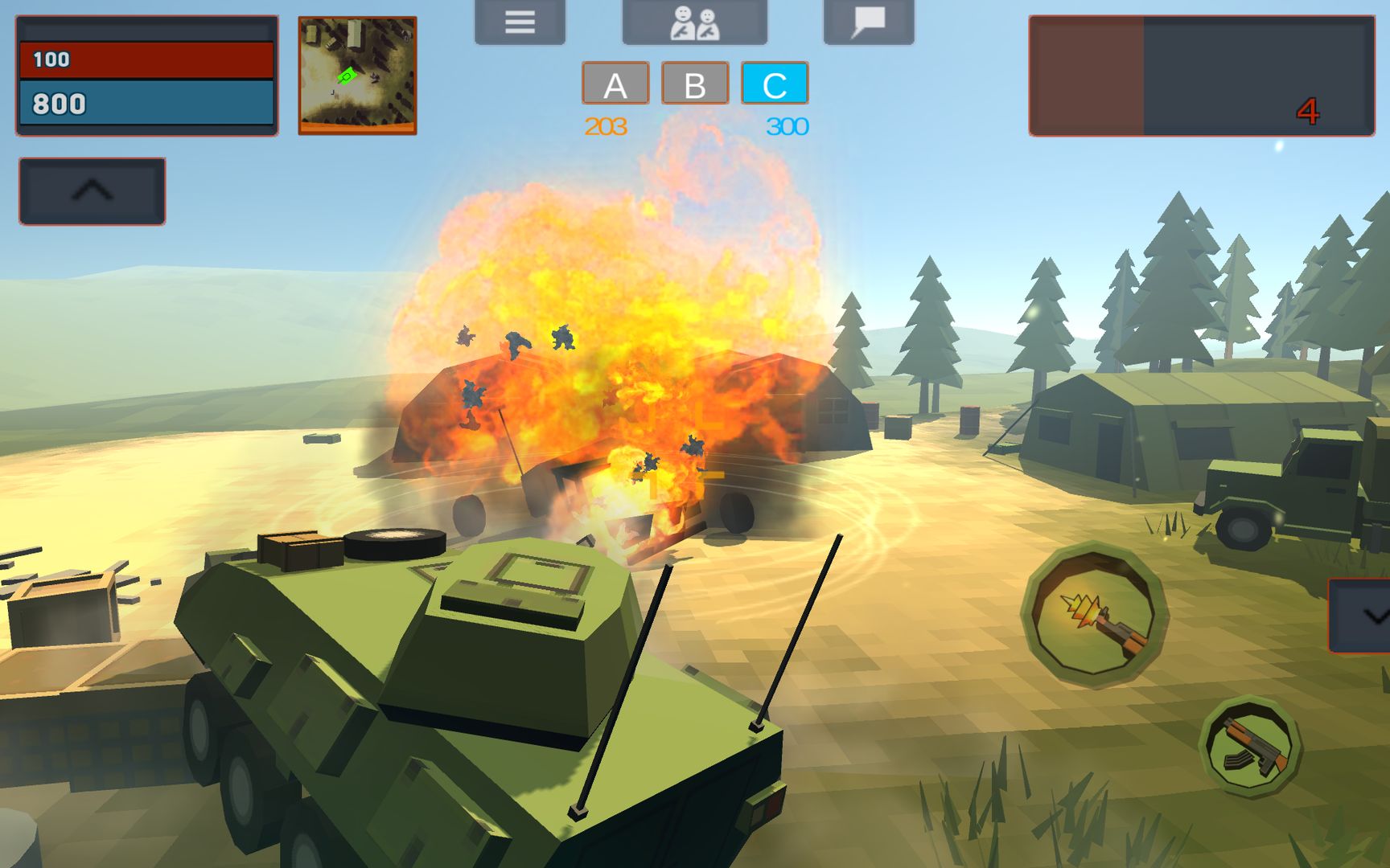 Screenshot of Crazy War