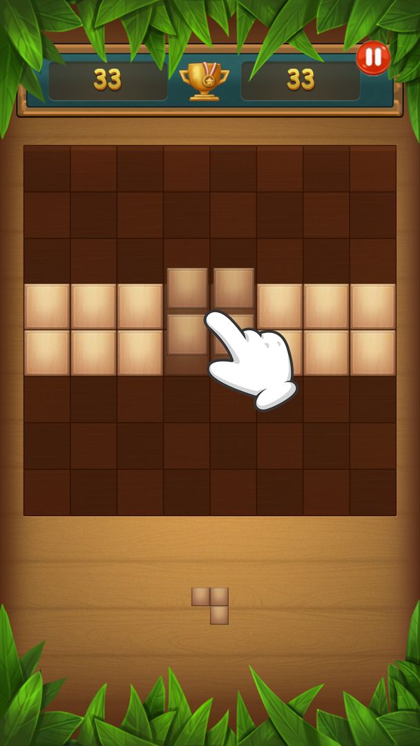 Screenshot of Wooden Block Jigsaw Puzzle