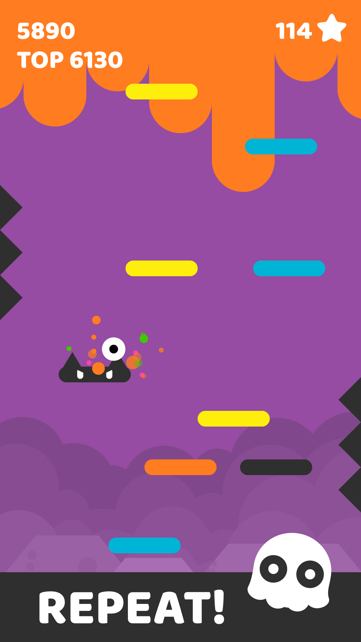 Jelly Jump: Happy Rainbow Colors Game Screenshot