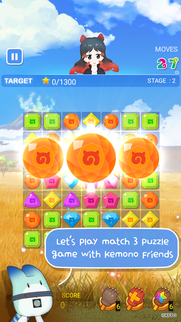 Kemono Friends - The Puzzle Game Screenshot