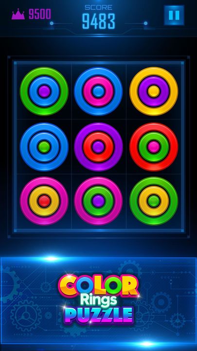 Screenshot 1 of Color Rings Puzzle 123