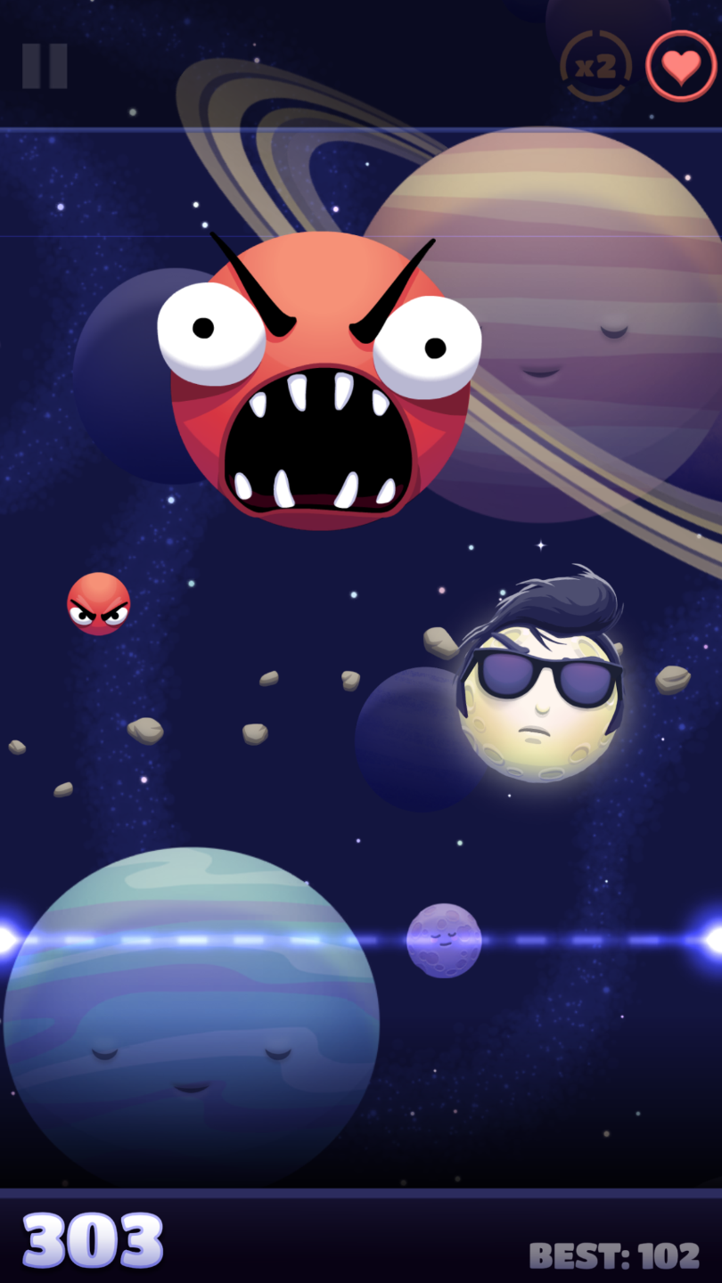 Shoot The Moon Game Screenshot