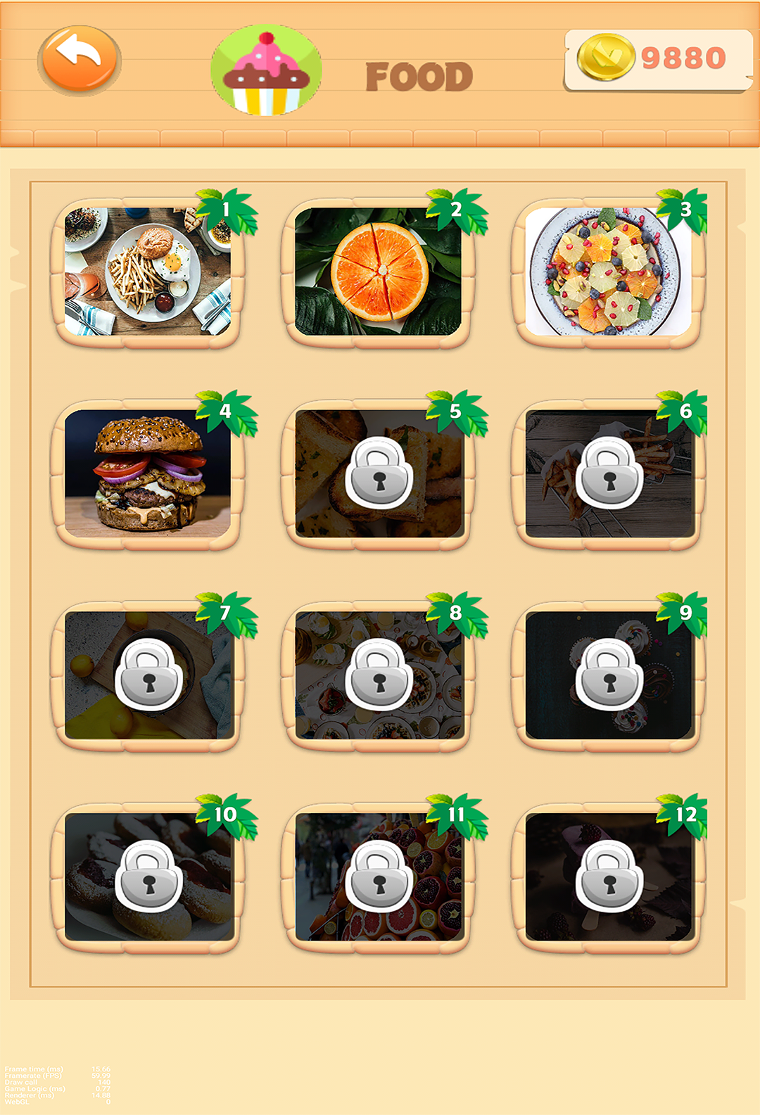 Pieces Pictures Game Screenshot