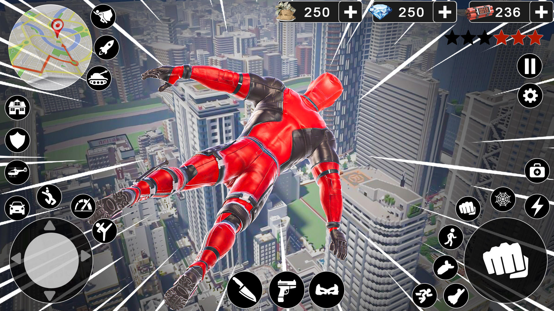 Screenshot of Spider Rope Hero Man Game