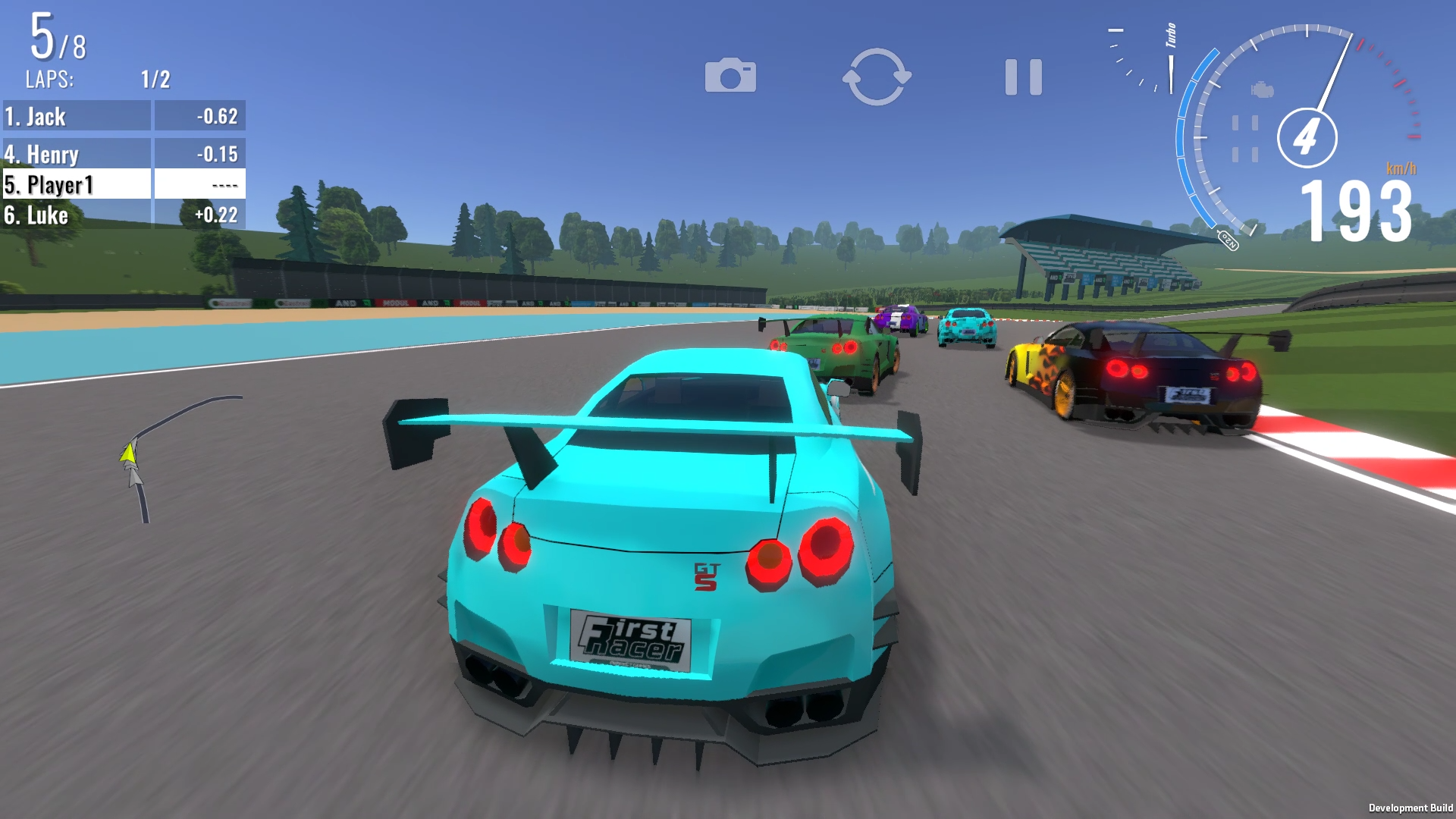 First Racer Game Screenshot