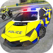 Condução de carro de polícia - Perseguição policial