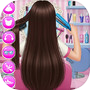 Icon of Realistic Girl Hair Salon