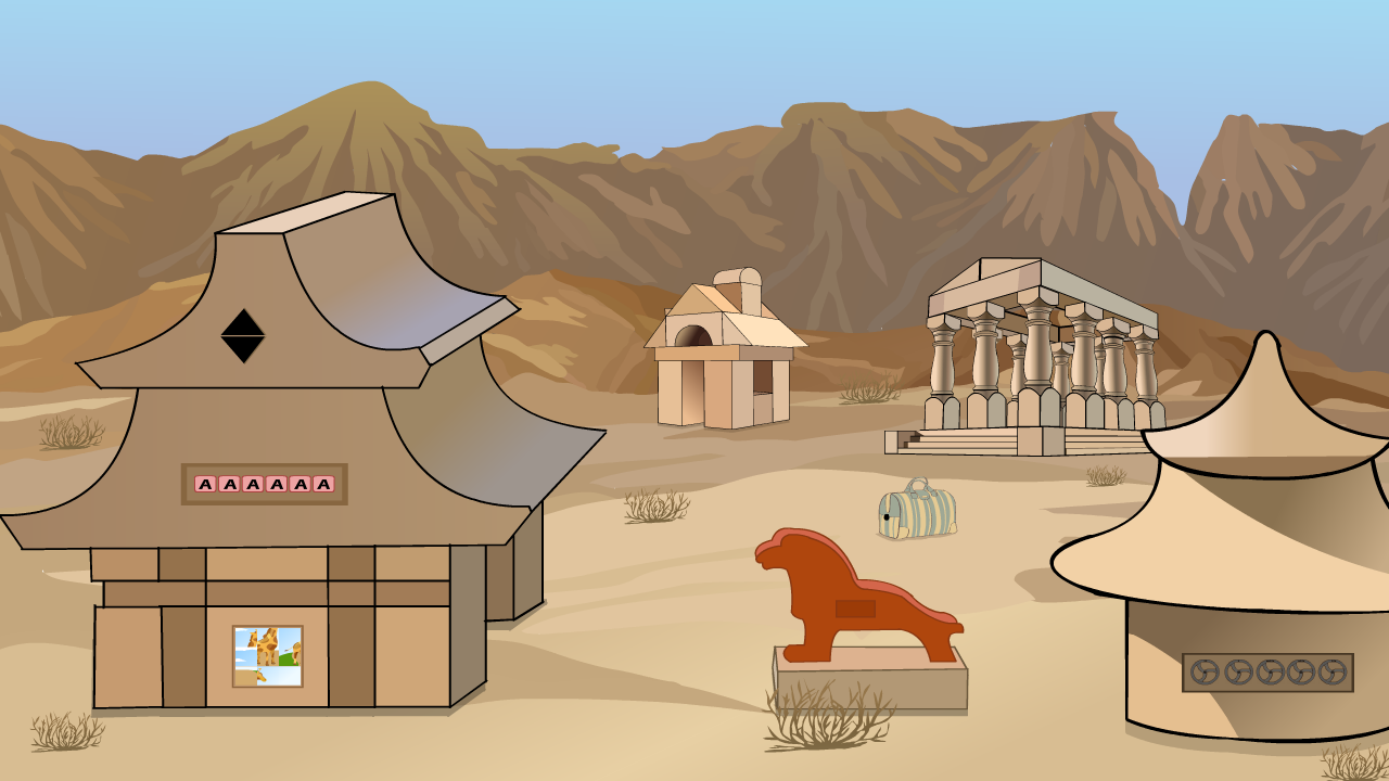 Camel Escape From Desert Game Screenshot