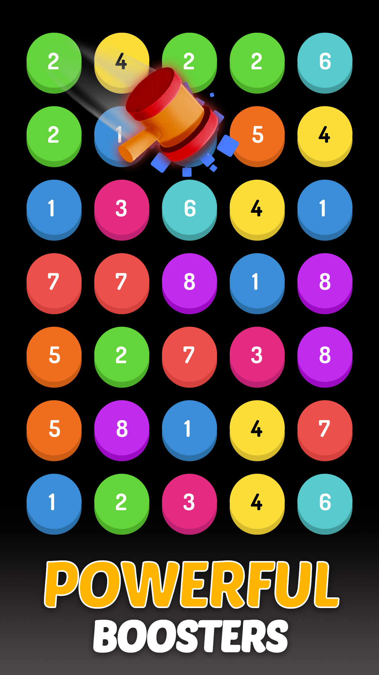 Merge Dots - Number Match Game Game Screenshot