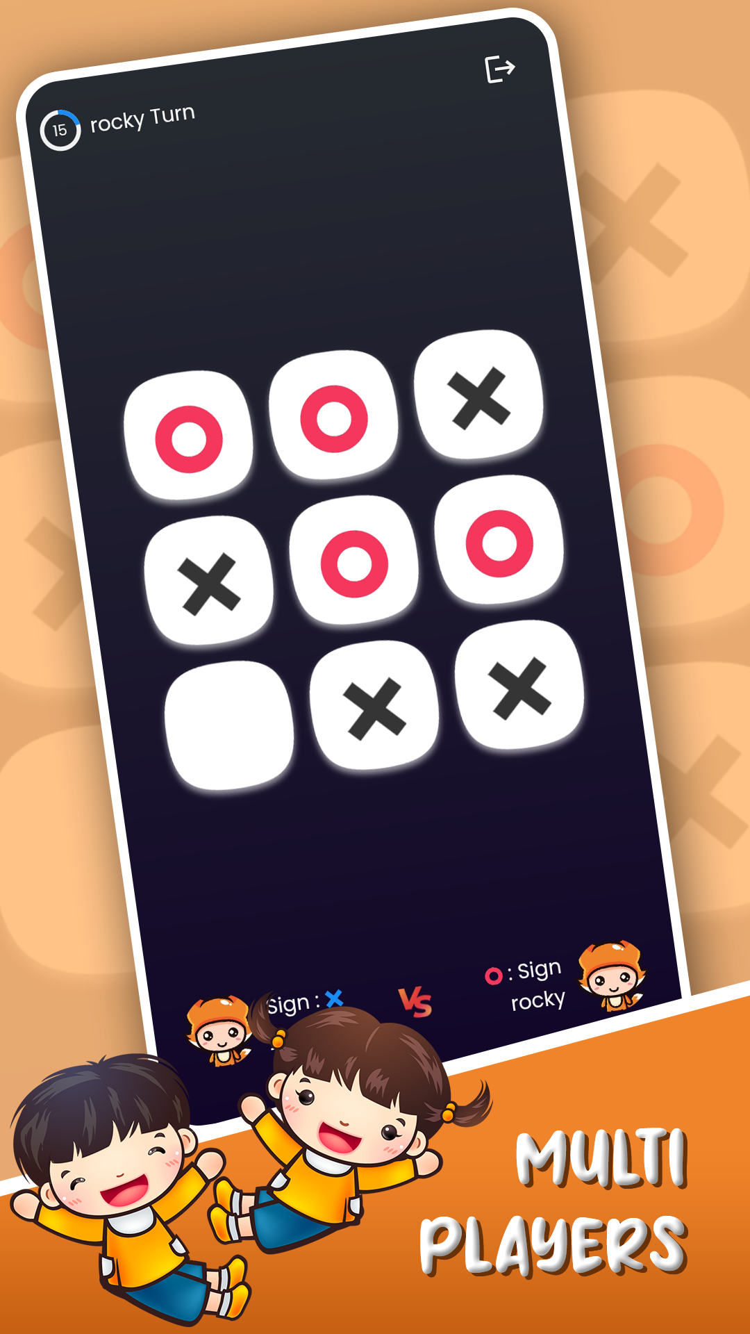 Скриншот игры Tic Tac Toe Battle