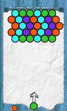 Doodle Bubble Puzzle Game Screenshot