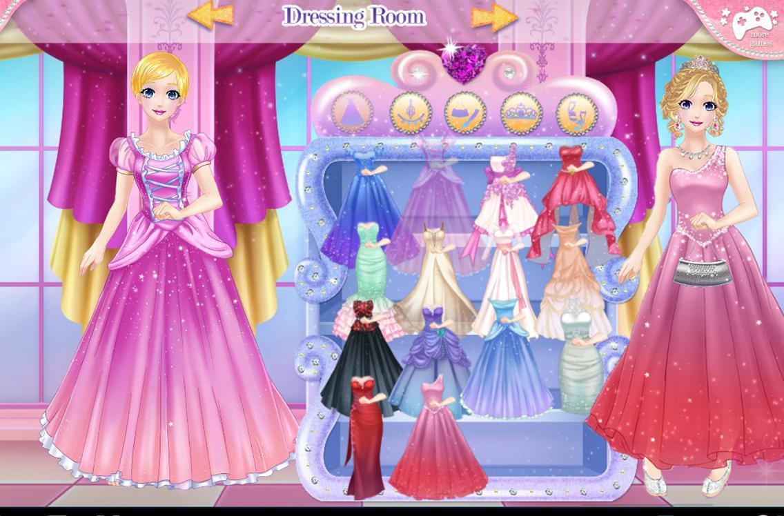 공주 댄스 파티 화보 게임 스크린샷